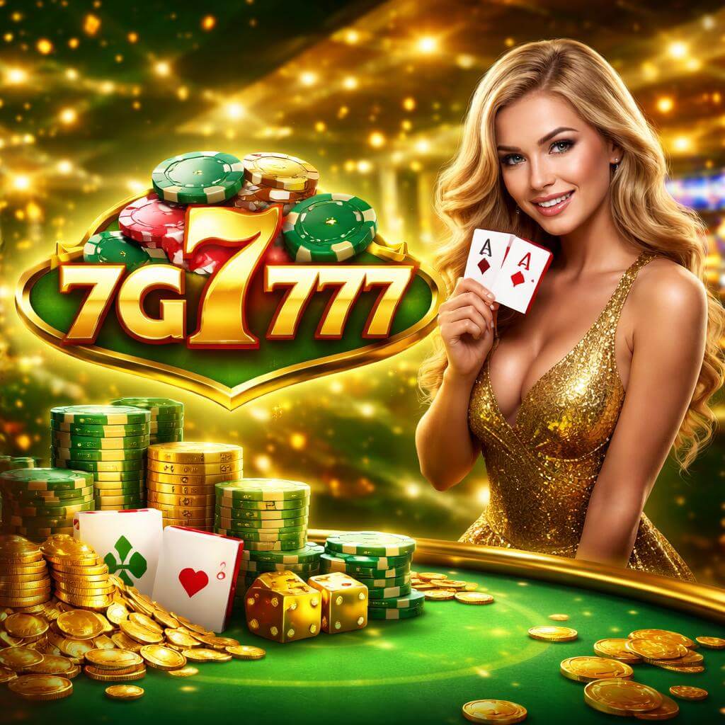 7G777 slot games promo screen